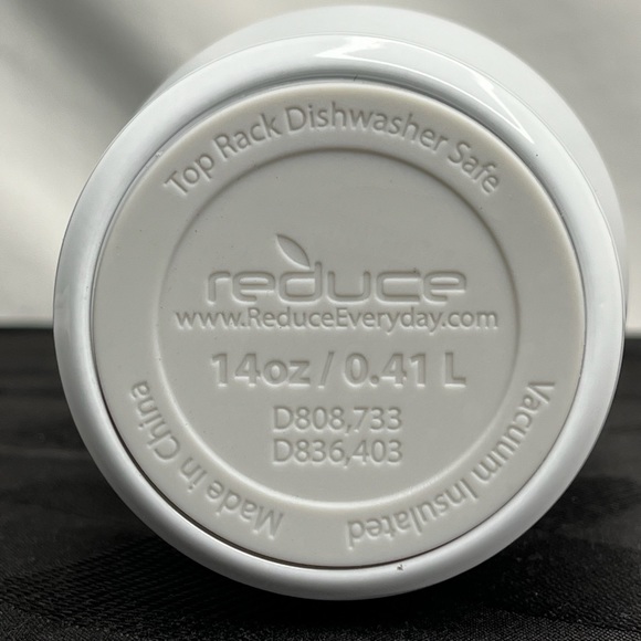 Reduce- Steel Vacuum Insulated 14 oz Bottle/Can Holder Drink Cooler in White - Picture 5 of 5